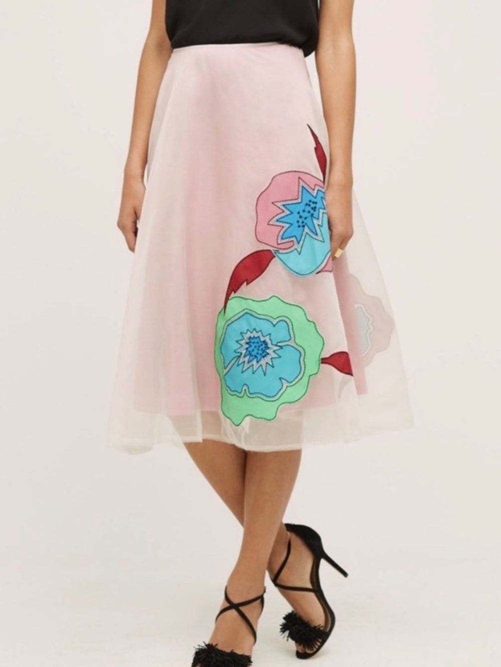 Tracy Reese Plenty Casablanca Silk Skirt Size 4